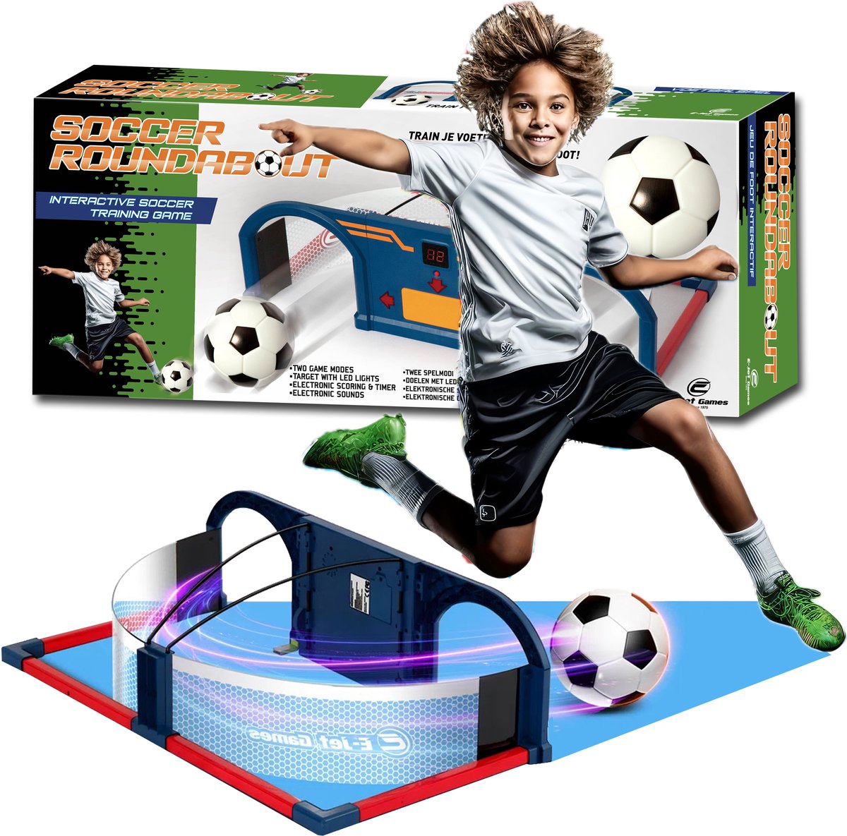 Gear2play Soccer Roundabout-Fußballspiel – trainieren Sie Ihre Fußballfähigkeiten
