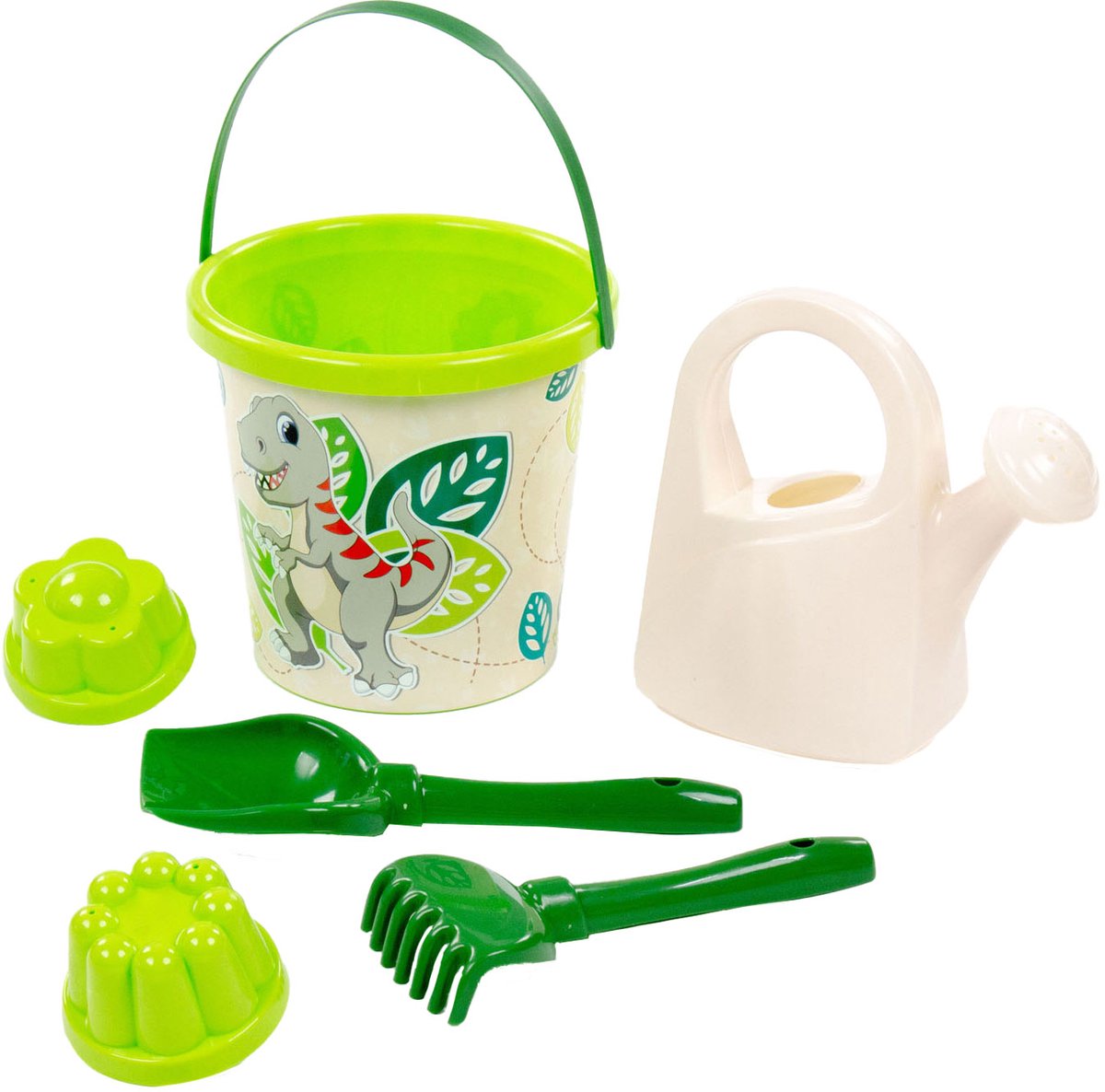 Cavallino Safari XL Bucket Set mit Sandformen Dino, 8dlg.