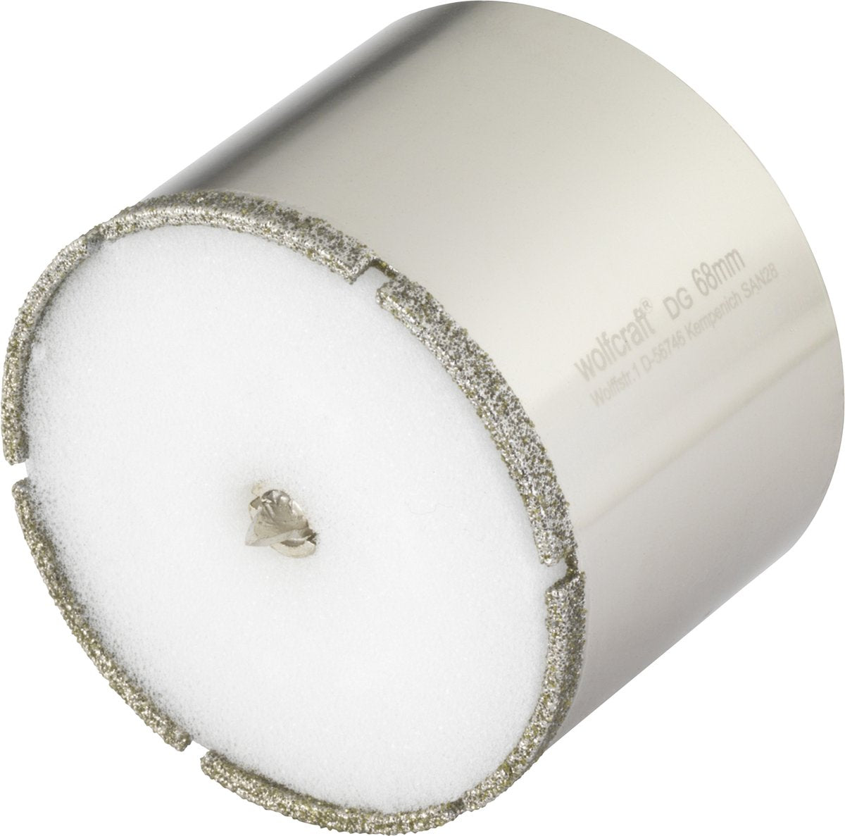 Wolfcraft – Diamantbohrer 68 mm – Fliesenbohrer 68 mm – Diamant-Lochsäge – 5931000