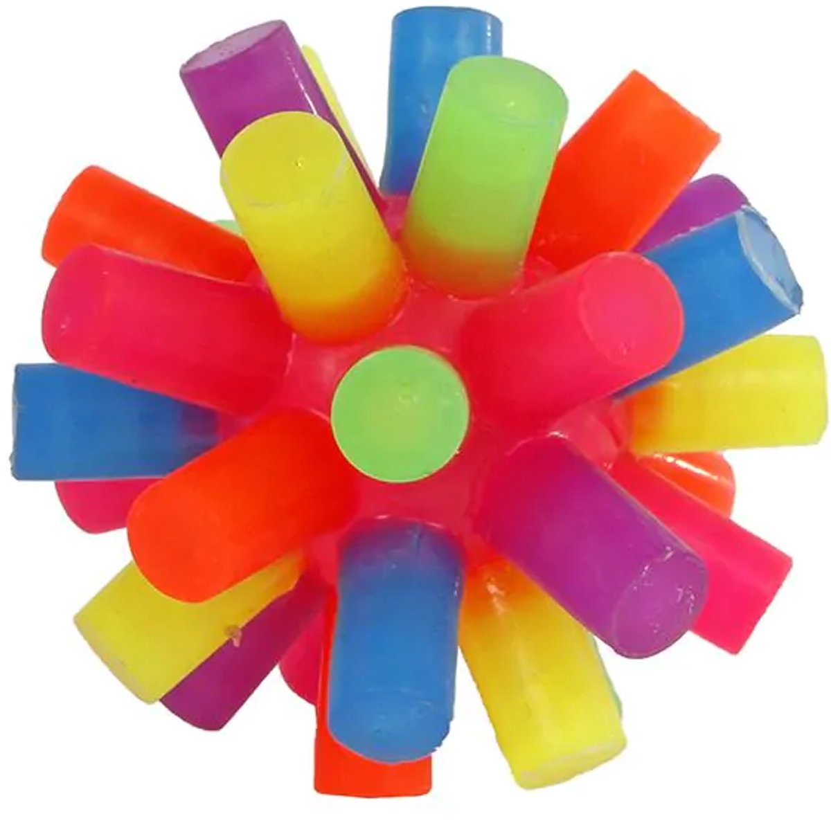 Van Manen Veenendaal BV Hüpfball Pogo mit Licht 7,8 cm
