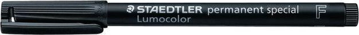 Staedtler Filzstift Lumocolor 319 Special Permanent F Schwarz - 10 Stück