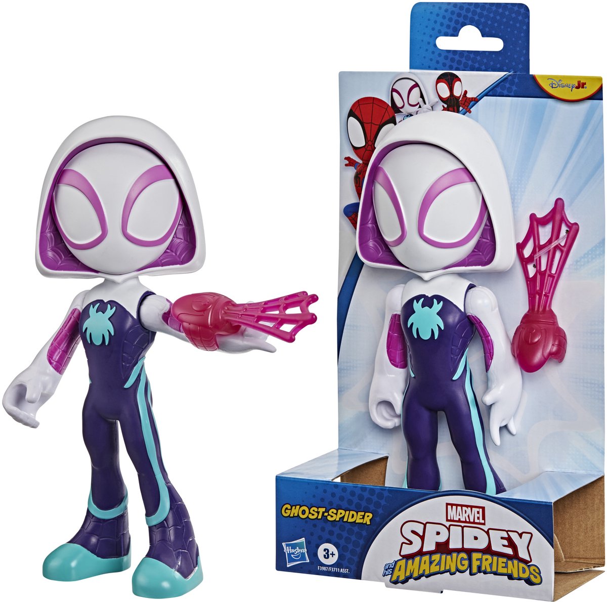 Marvel spidey and his amazing friends ghost-spider - actiefiguur 23cm