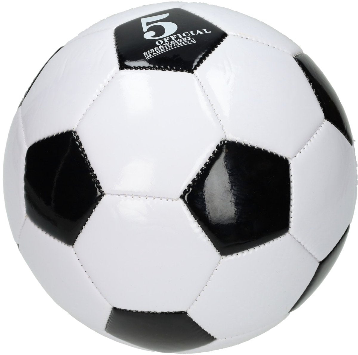 Fußball schwarz und weiß