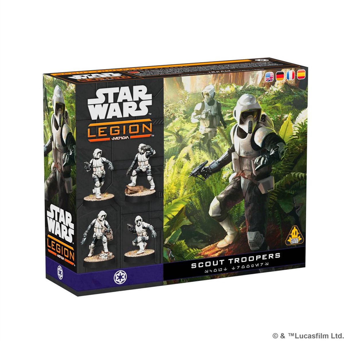 Atomic mass games star wars: legion: scout troopers uitbreiding – engelstalig - - miniatures game expansion