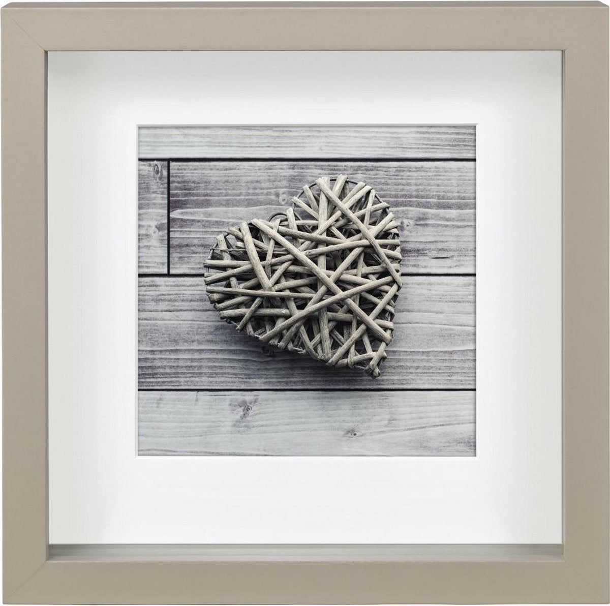 Hama Bilderrahmen – Scala – 23 x 23 cm – Taupe