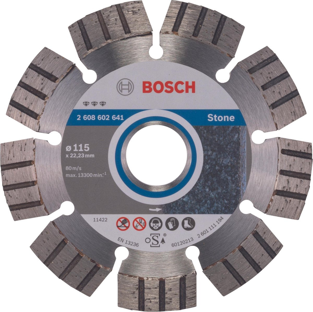 Bosch Diamantscheibe Best Stone 115 22.23