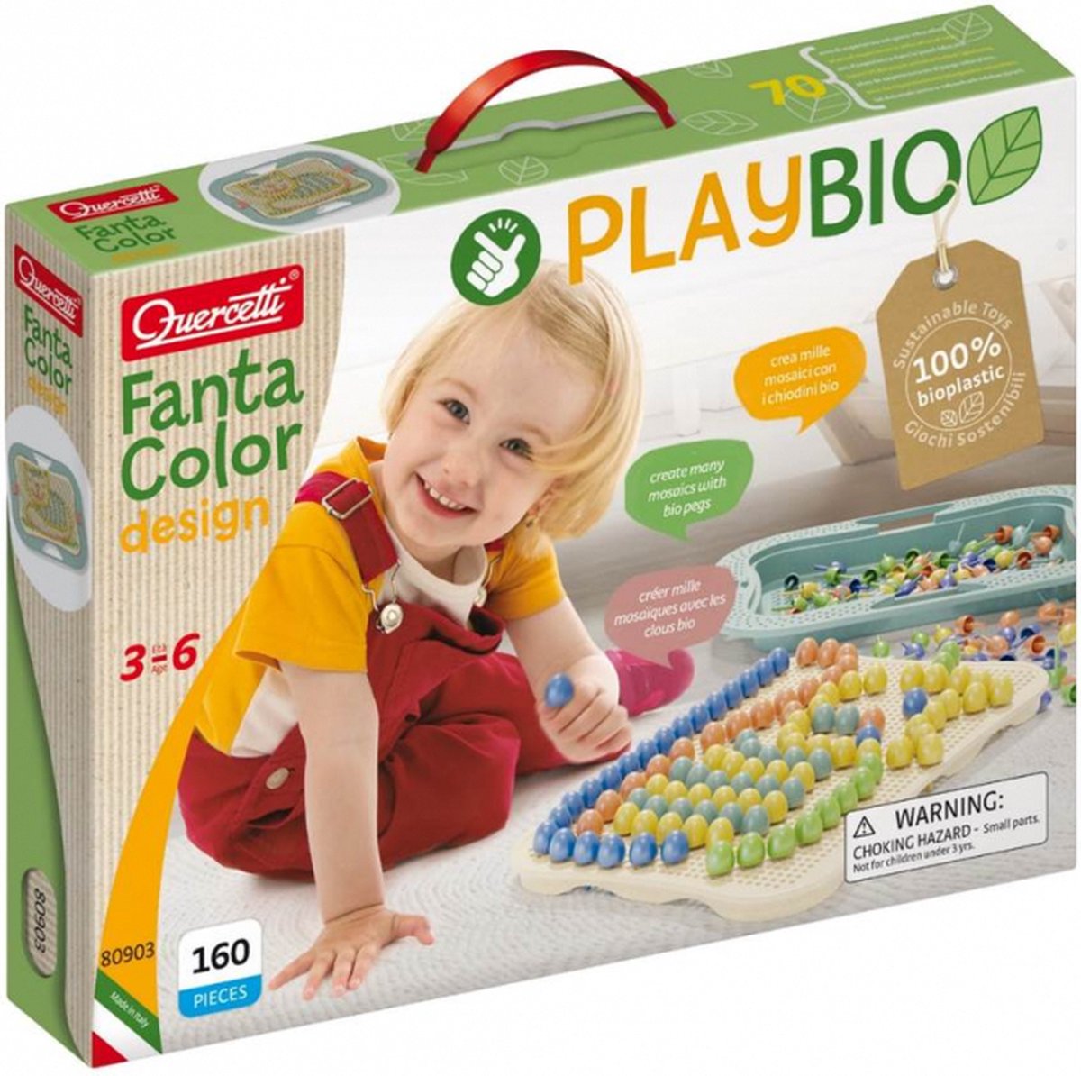 Quercetti PlayBio Fantacolor Design, 160DLG