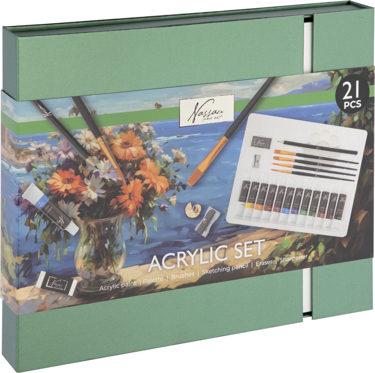 Creative Craft Group Aquarellfarben- und Zeichenset, 21-tlg.