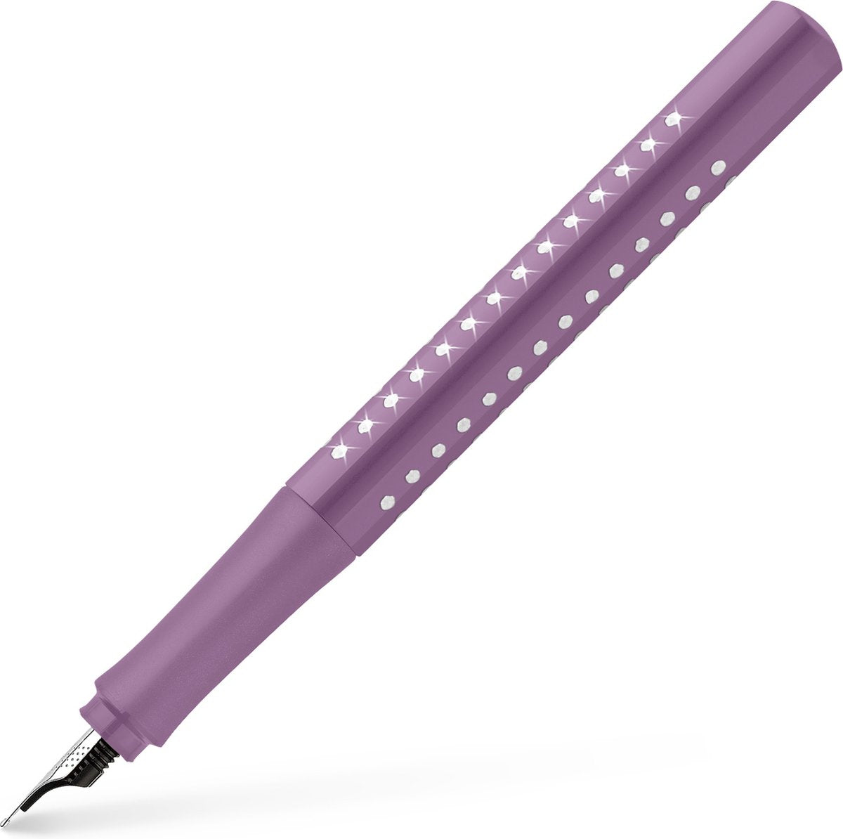Faber-Castell Füllfederhalter – Grip Sparkle – M – Violett – FC-140877