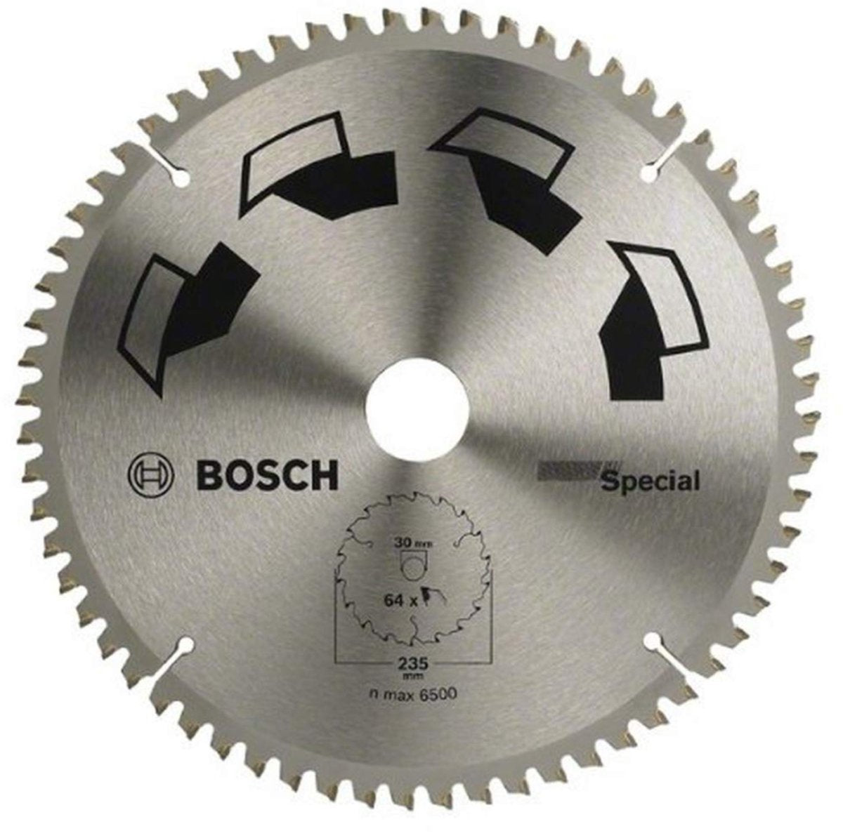 Bosch cirkelzaagblad special 235x30x64t (1)