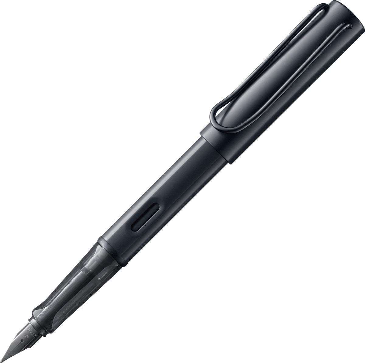 Lamy al-star schwarzer Füllfederhalter | ergonomisches Aluminium | Stahlfeder b | einschließlich blauer T10-Tinte