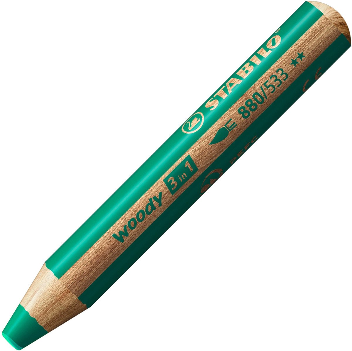 Stabilo Woody 3 in 1 – Multitalentstift – Dunkelgrün