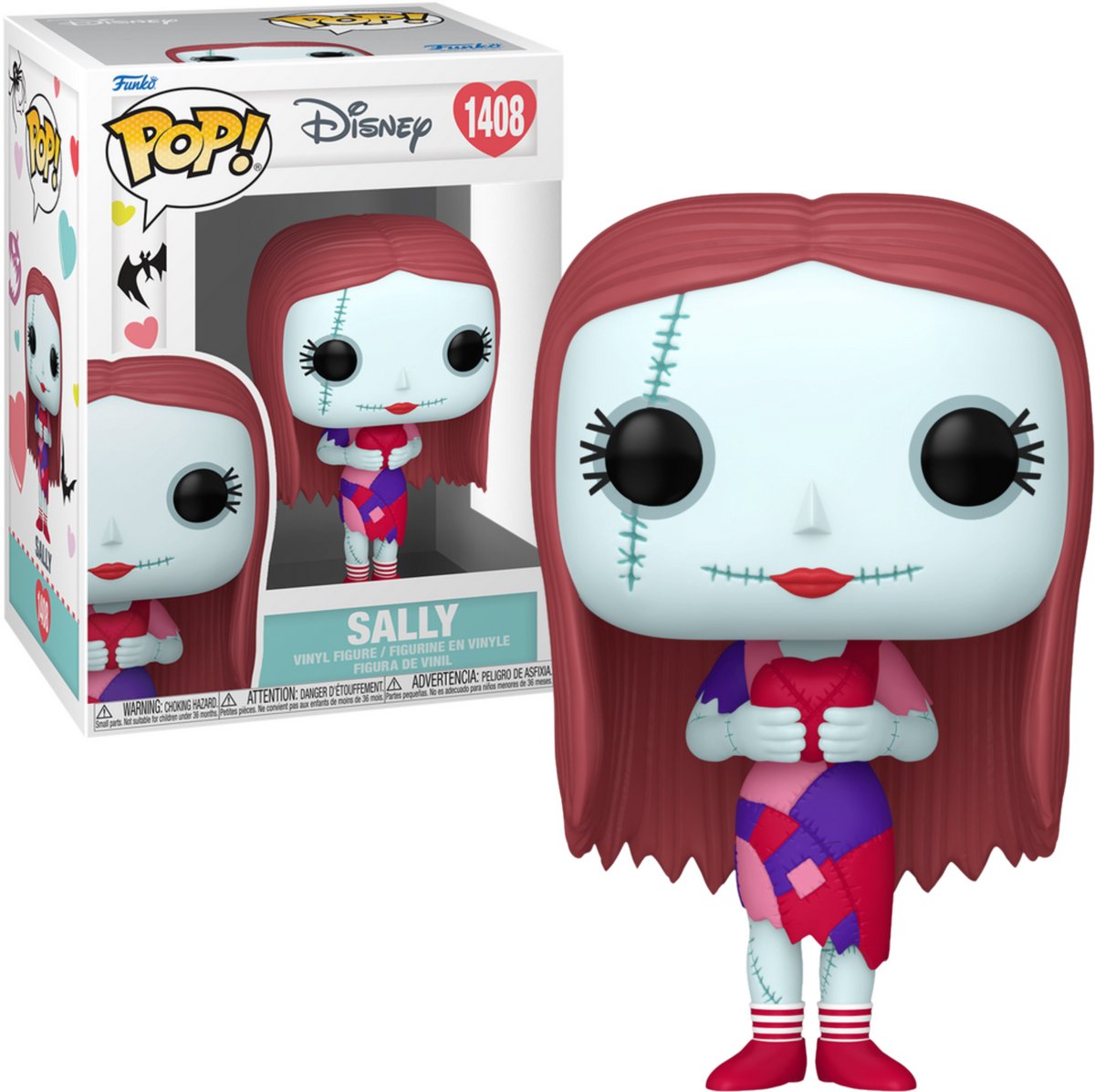 Funko The Nightmare Before Christmas Sally (Valentine) Vinylfigur 1408 Pop! mehrfarbig Unisex