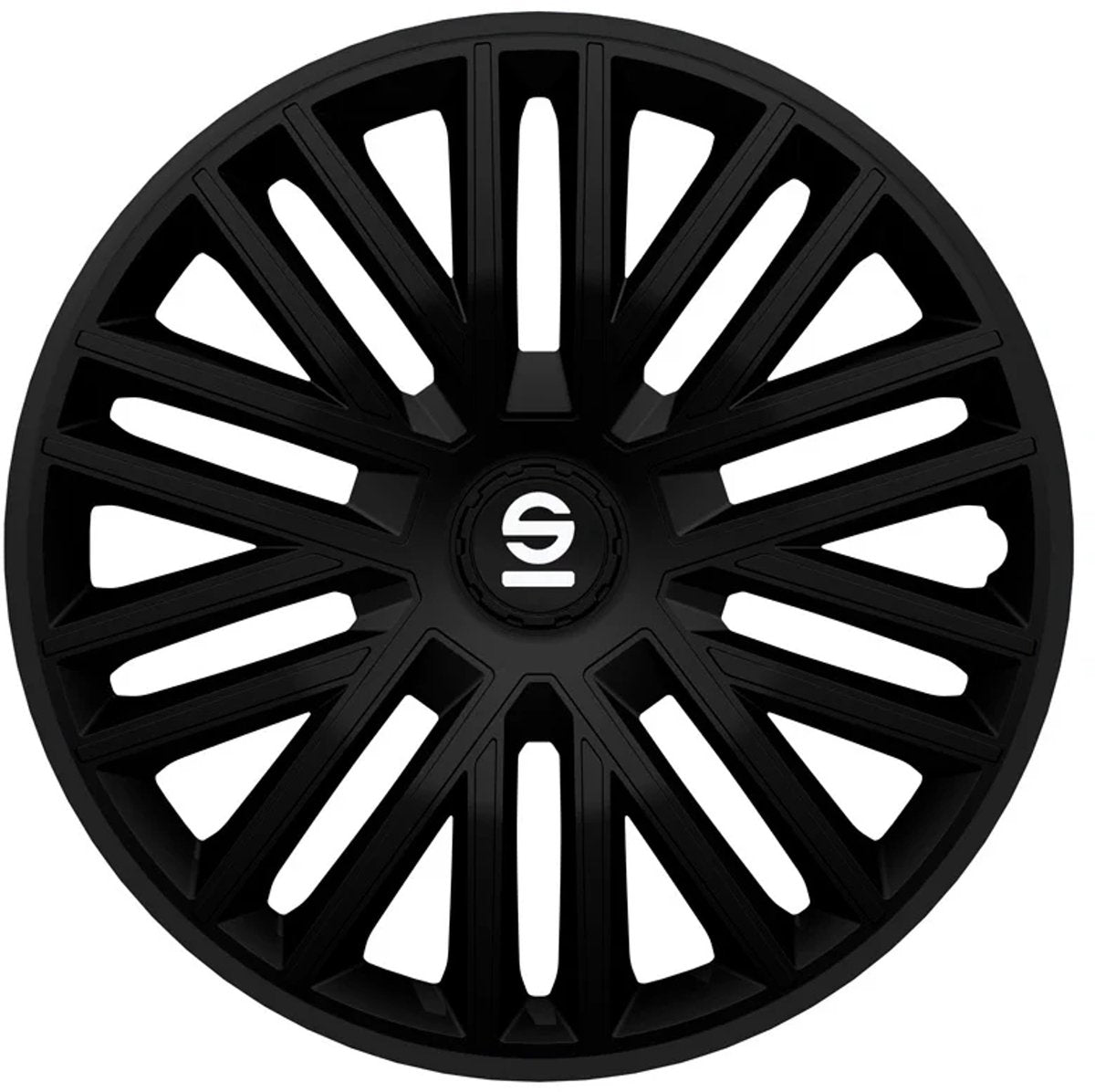 Sparco Hubcaps Bergamo 16 Zoll schwarz 4 Teile
