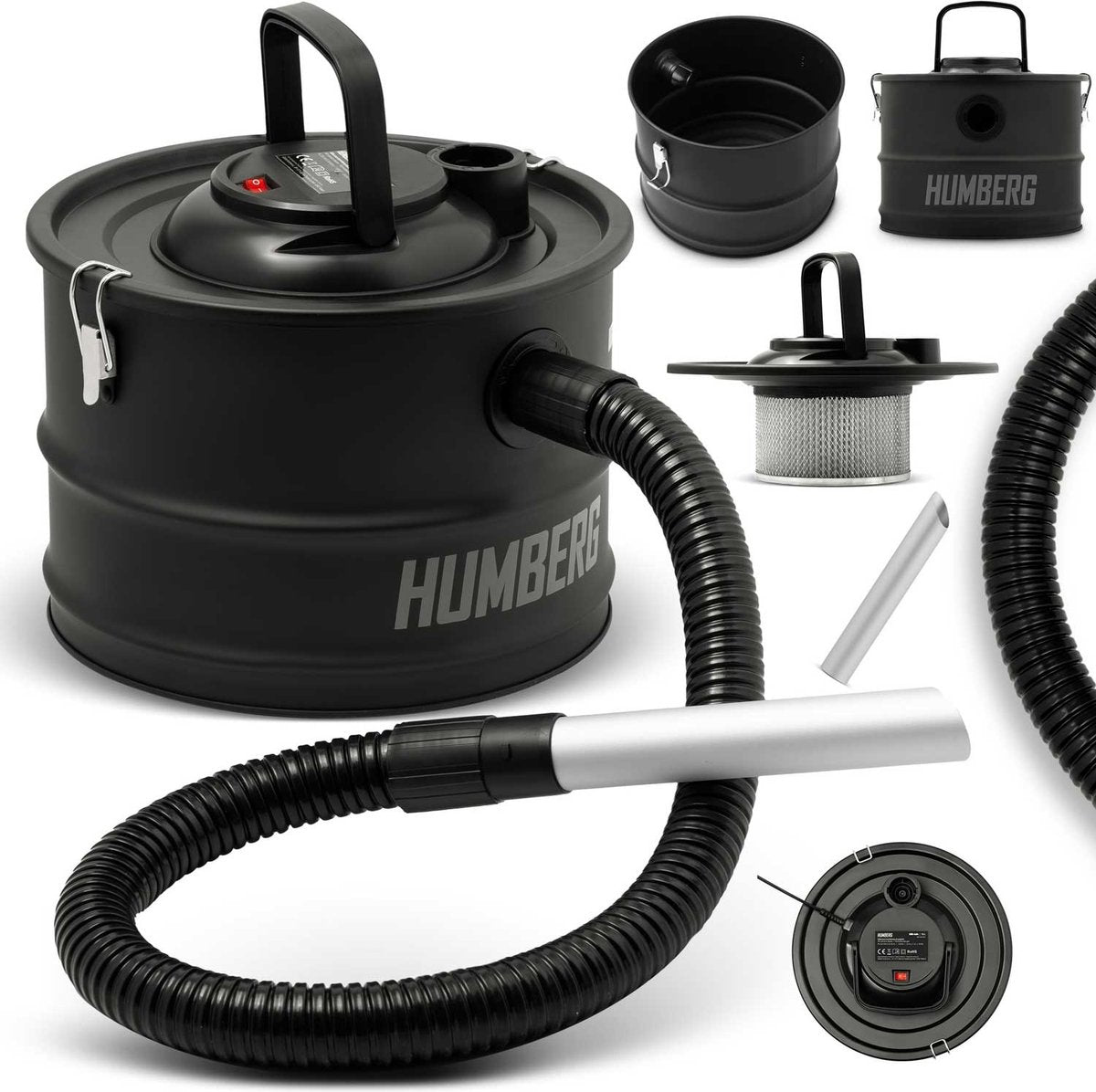 Humberg Aschesauger – 15 Liter – 1200 W – HM-404