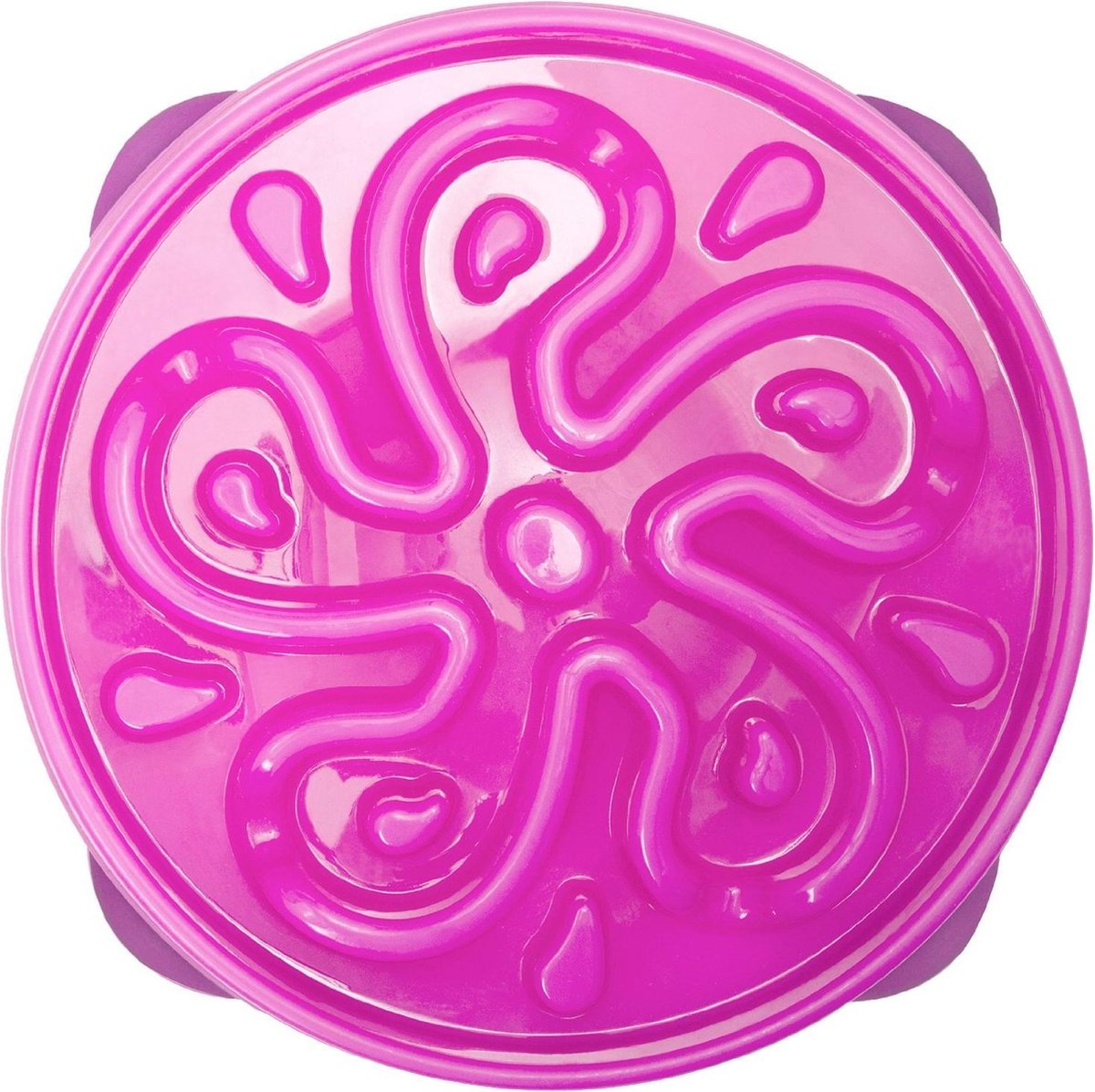 Outward Hound Slo Bowl Fun Feeder Futternapf – M – Lila – ø 28 cm