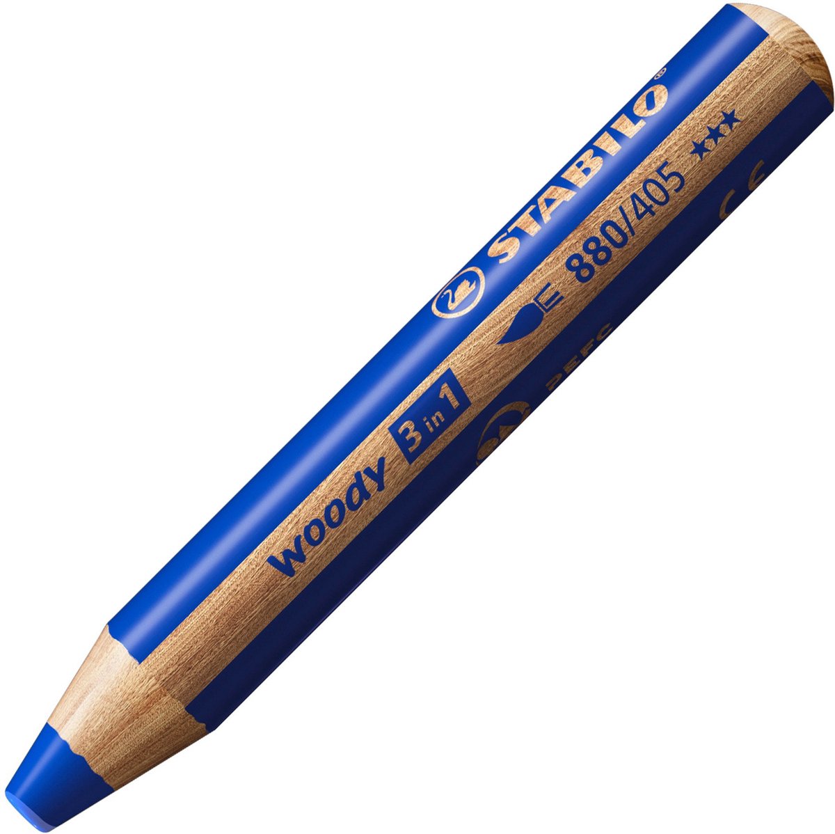 Stabilo Woody 3 in 1 – Multitalent-Buntstift – Ultramarin