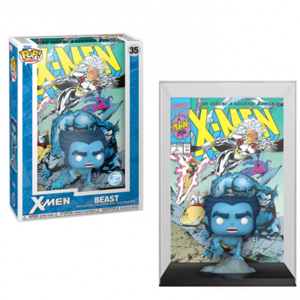 Funko-Pop! Comic-Cover Marvel: X-Men – Beast exklusiv