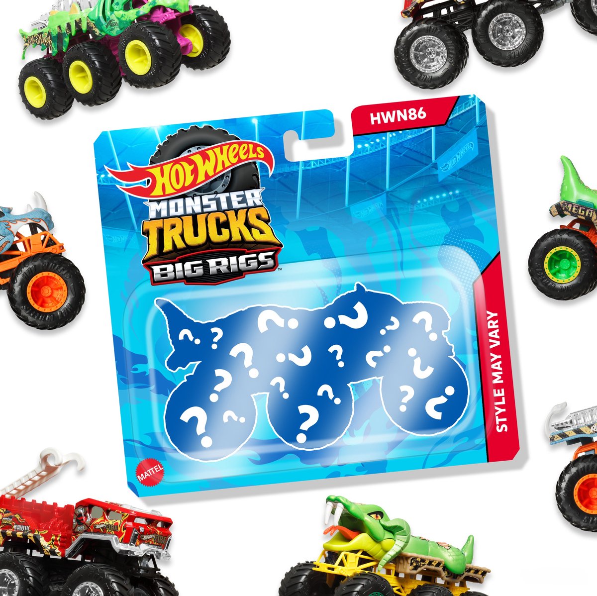 Hot Wheels Monster Truck Big Rigs sortiert | 2 Stk