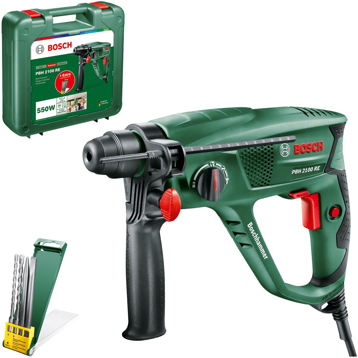 Bosch PBH 2100 RE 550 W 2300 U/min SDS-Plus