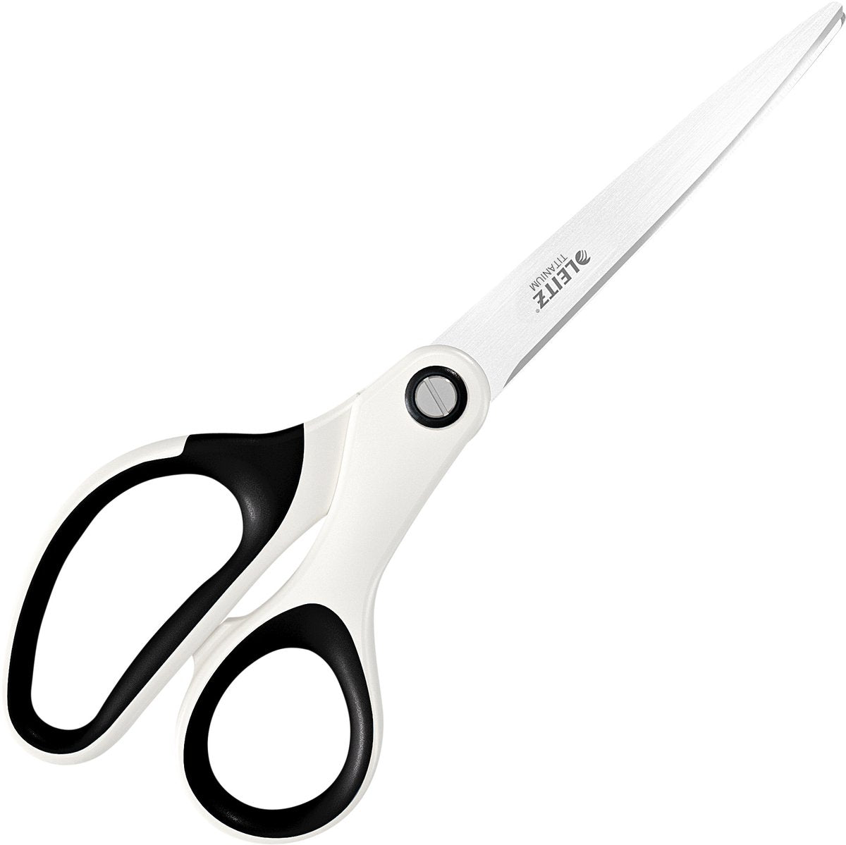 Leitz Wow Titan-Schere – 205 mm – für Büro und Arbeiten von zu Hause aus – ideal für das Home-Office – weiß