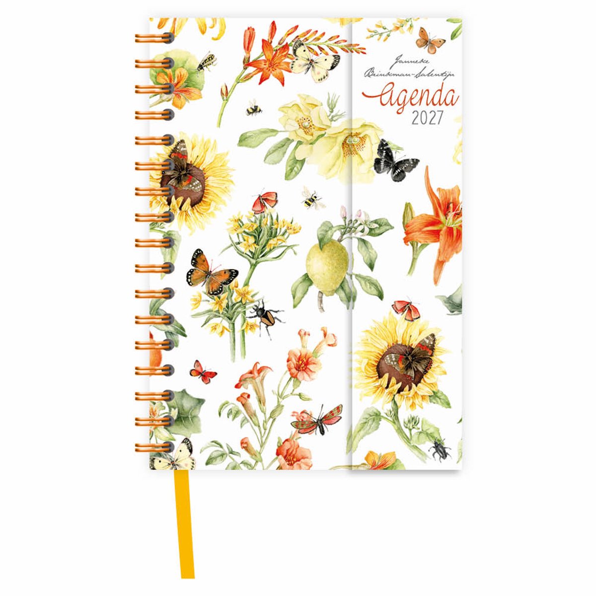 Comello janneke brinkman luxe spiraalagenda gele bloemen 2027