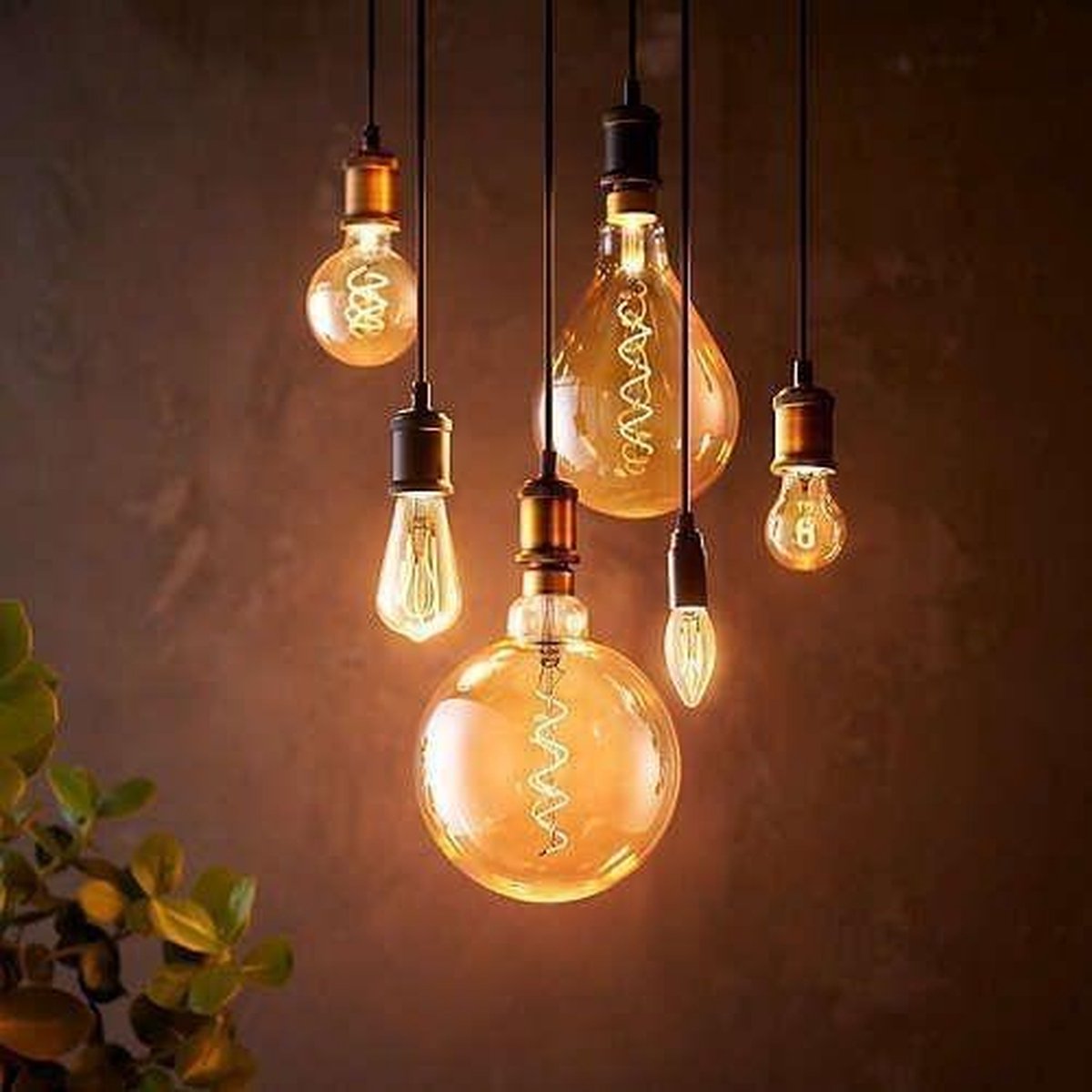 Philips led giant spiraal goud - 40 w - e27 - dimbaar extra warmwit licht