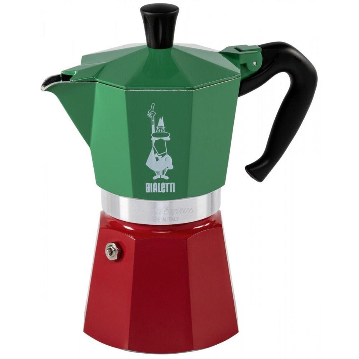 Bialetti Moka Express Italia 6 Tassen – Perkolator – Aluminium
