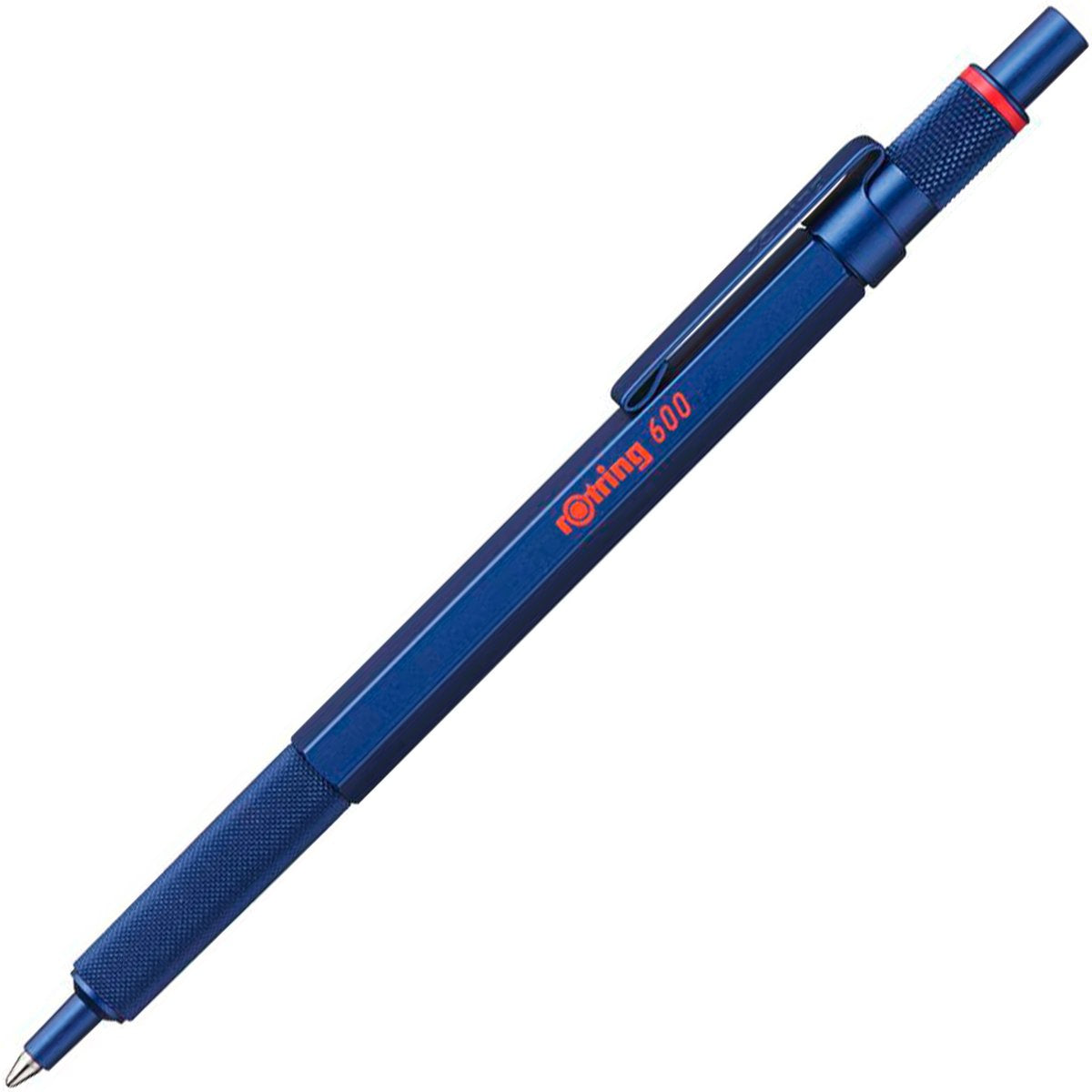Rotring 600 Kugelschreiber | mittlerer Punkt | schwarze Tinte | blaues Gehäuse | nachfüllbar