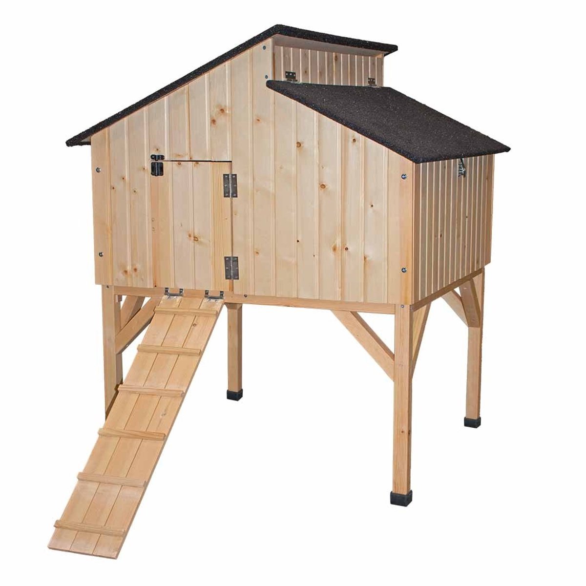 Duvo woodland design kippenhok cackleberry cottage – houten buitenhok voor kippen
