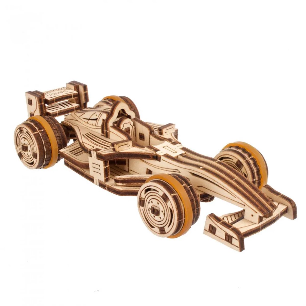 Ugears 3D-Holzmodell – kompakter Rennfahrer