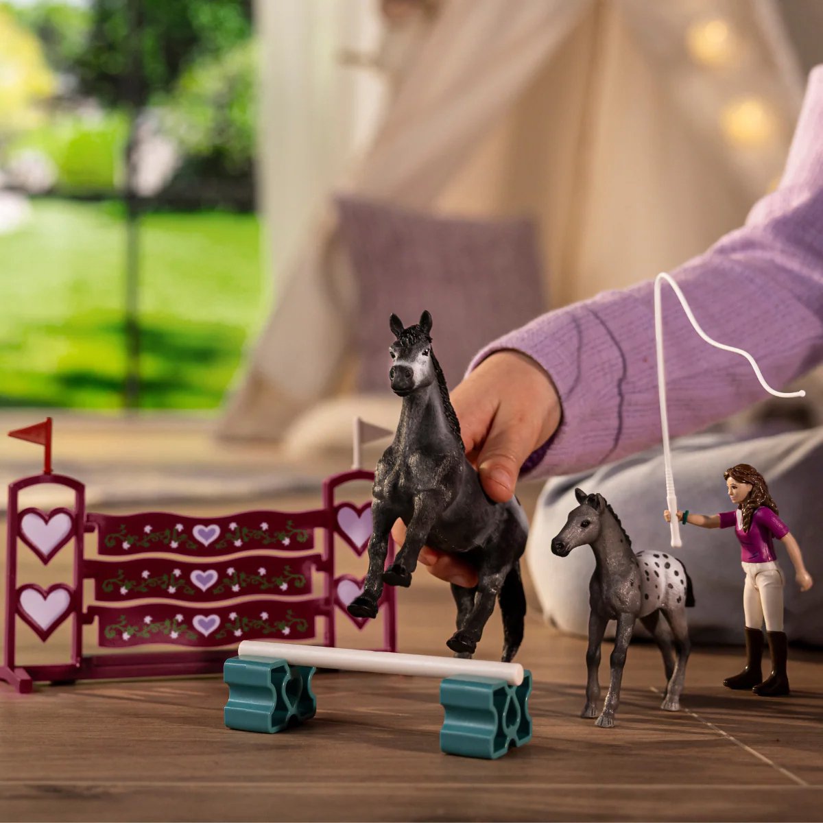 Schleich horse club lisa's toernooi training 42776