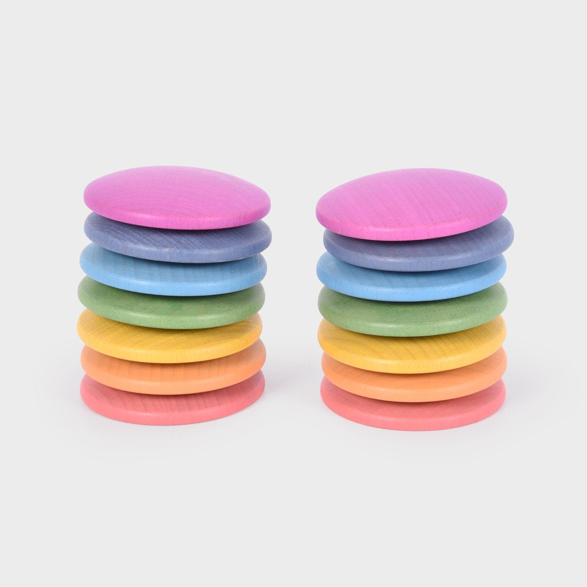 Tickit ® regenboog houten schijven