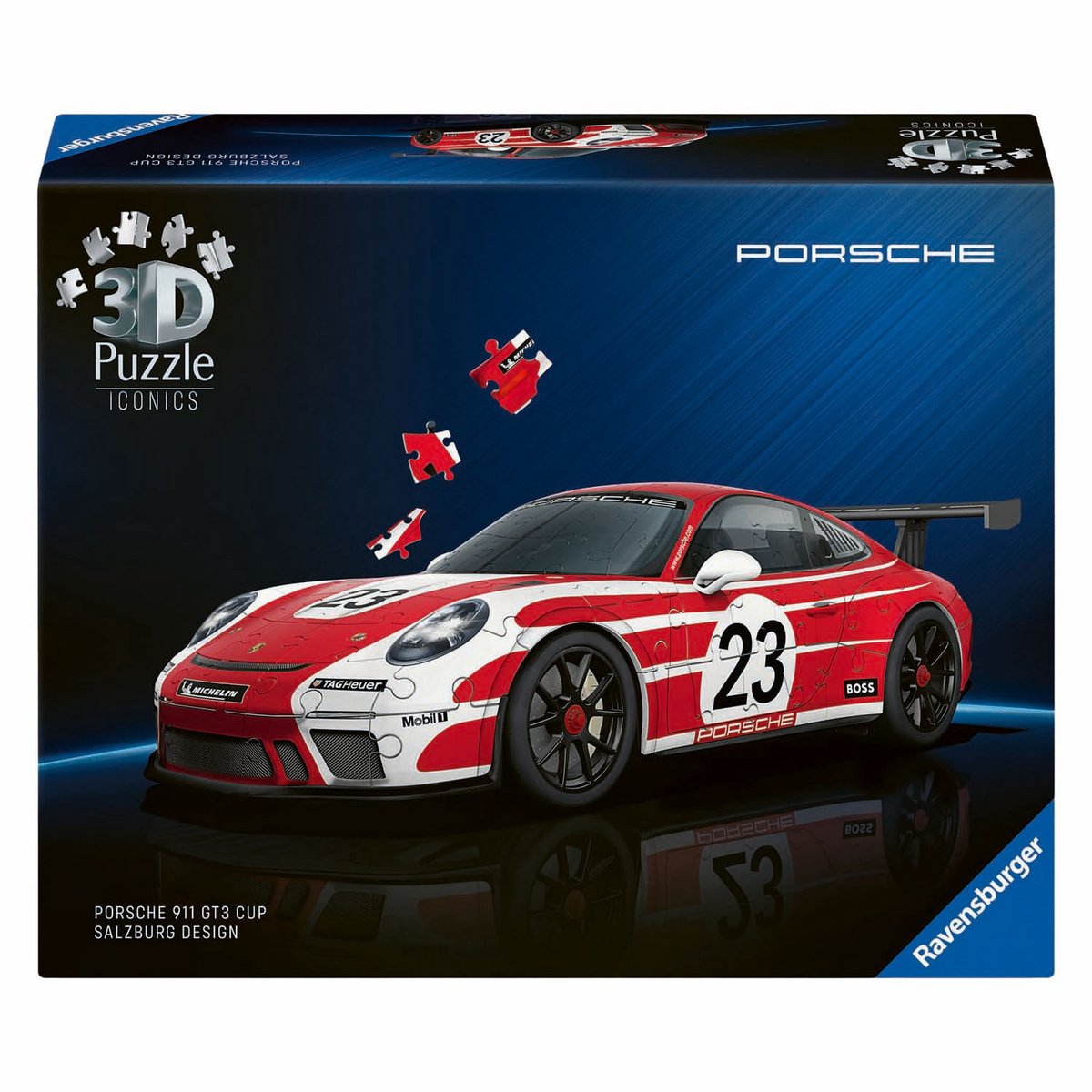 Ravensburger 3D-Puzzle Iconic Porsche 911 Salzburg Edition – 154 Teile.