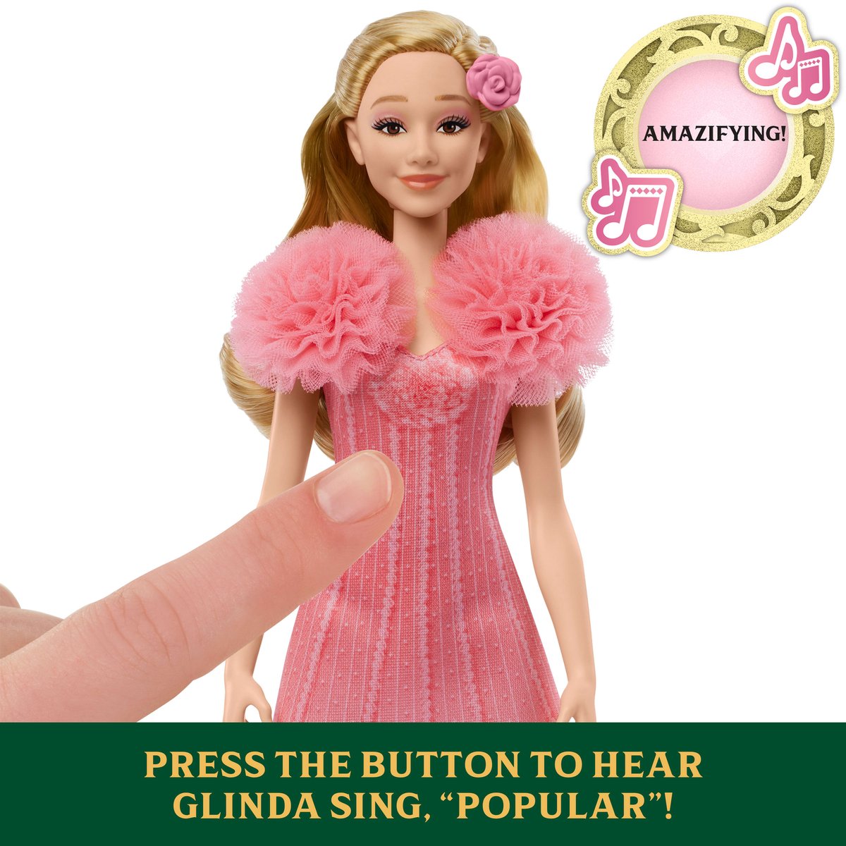 Wicked Glinda – singende Modepuppe
