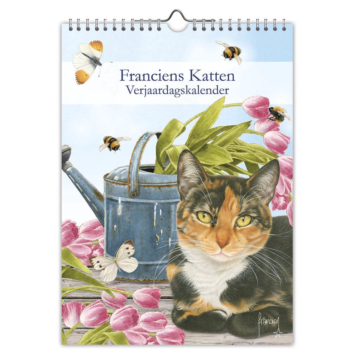 Franciens Katzen-Geburtstagskalender – Kattunkatze – 18 x 25 cm