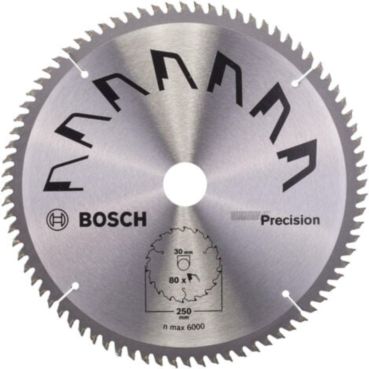 Bosch Kreissägeblatt Präzision 250x2x30 -,t80 (1)