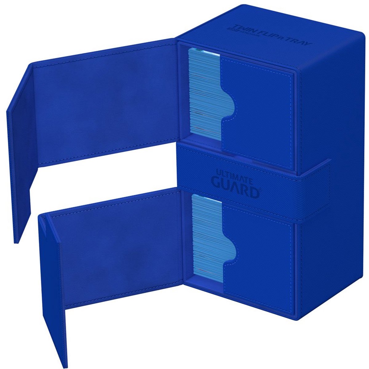 Ultimate Guard Twin Flip'n'Tray 200+ Xenoskin - Blau