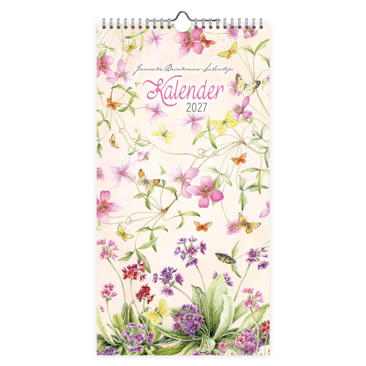 Comello janneke brinkman maandnotitiekalender 2027 clematis en primula