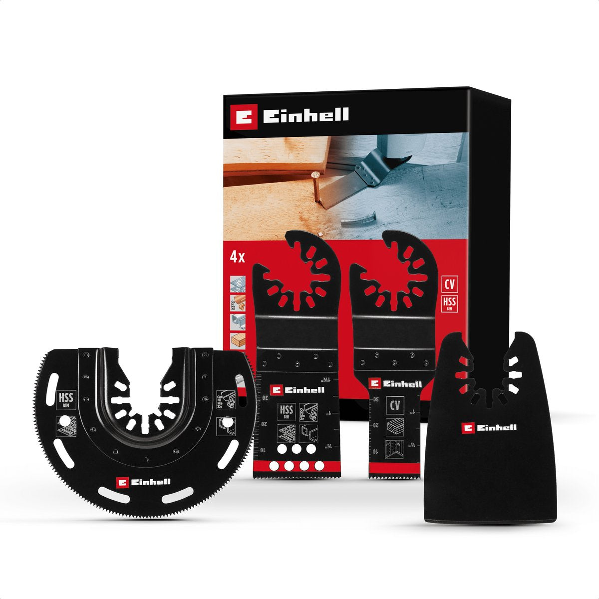 Einhell Multitool-Set – 4-teilig
