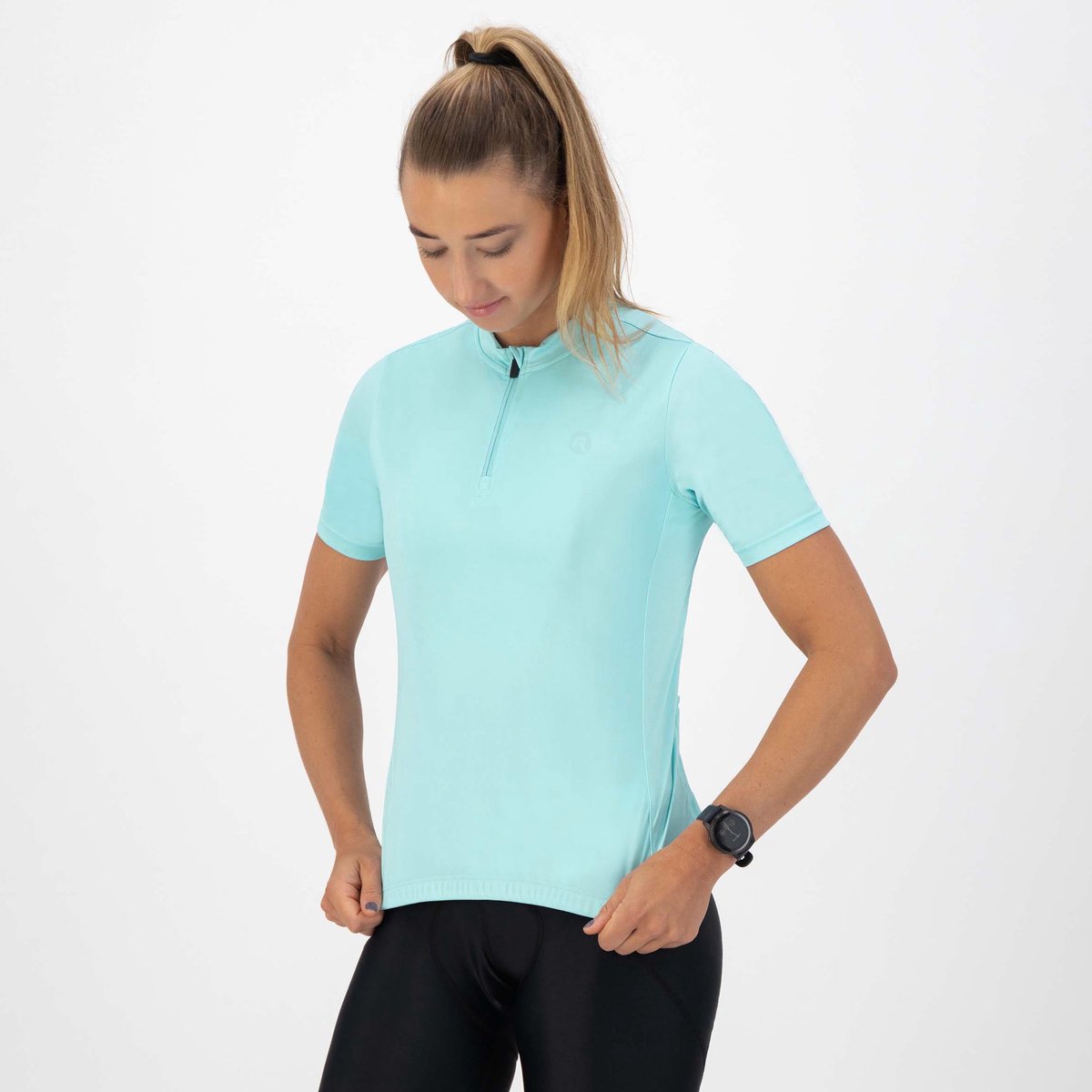 Rogelli core fietsshirt dames - korte mouwen - lichtblauw - xl