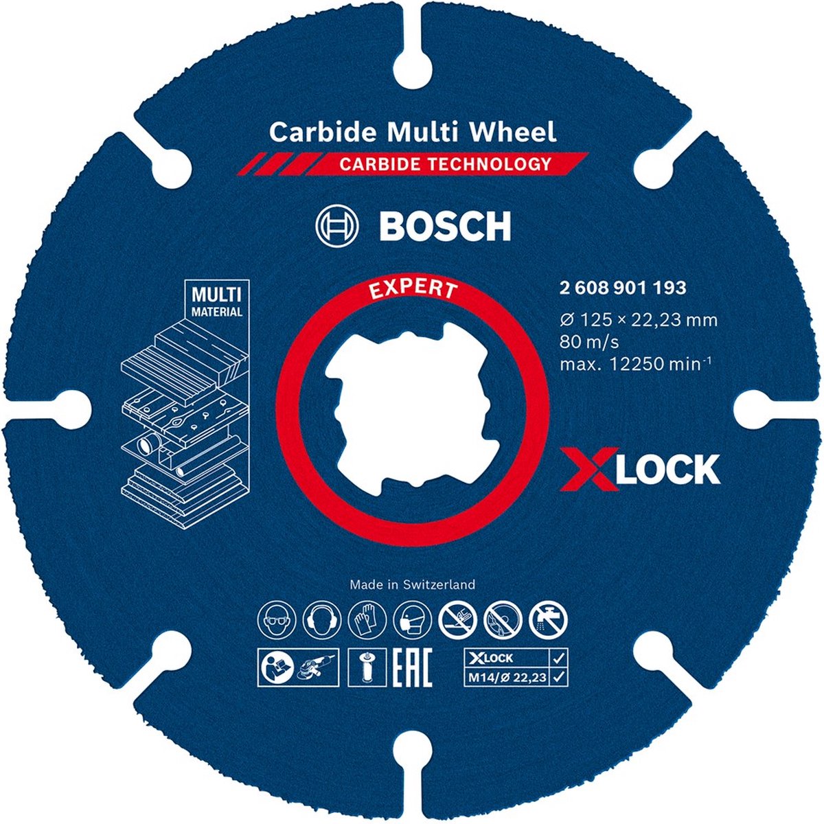 Bosch-Experte X-Lock Carbid Multiwheel Schnittscheibe,