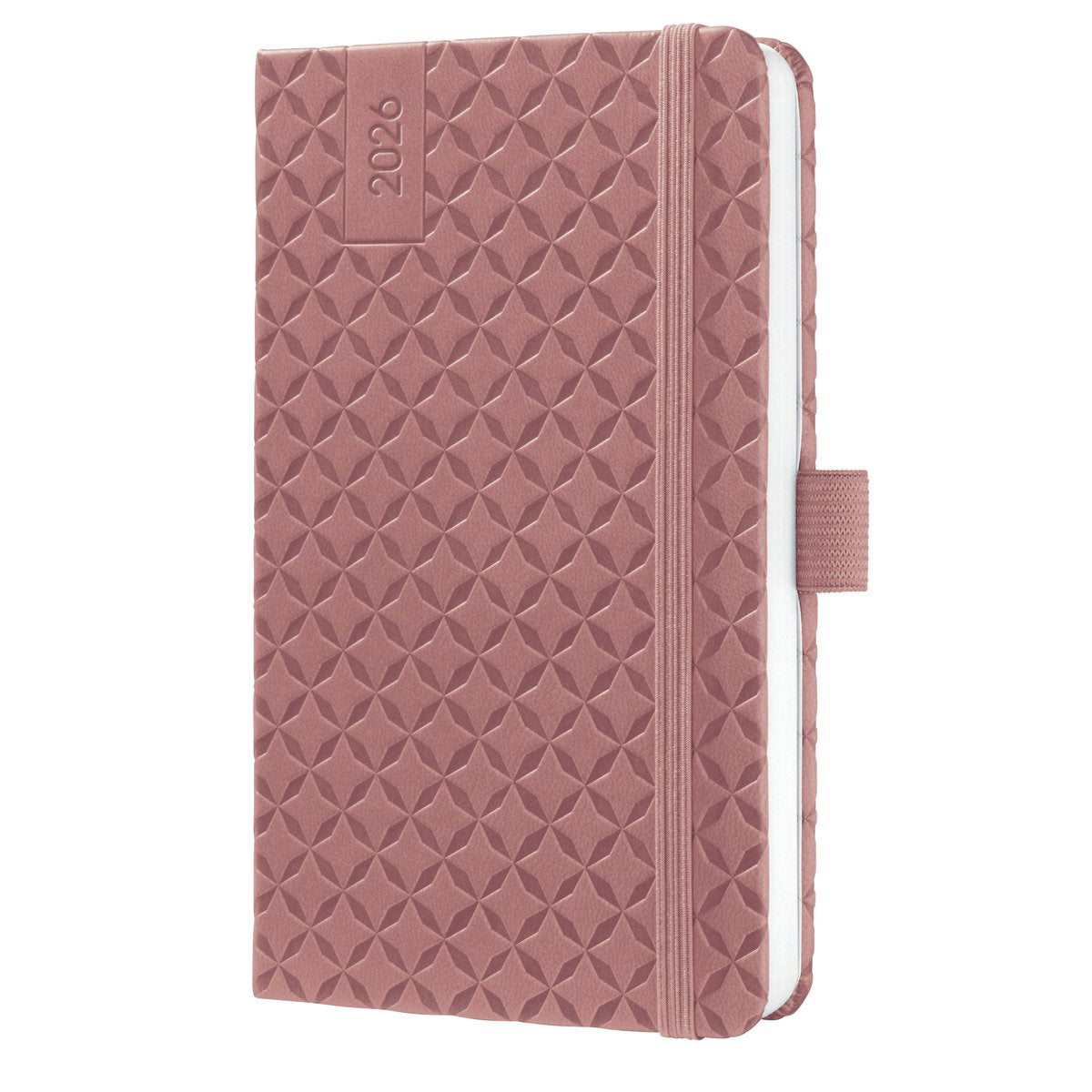 Sigel weekagenda flair 2026 - formaat a6 - dusty red - hardcover - si-j6128