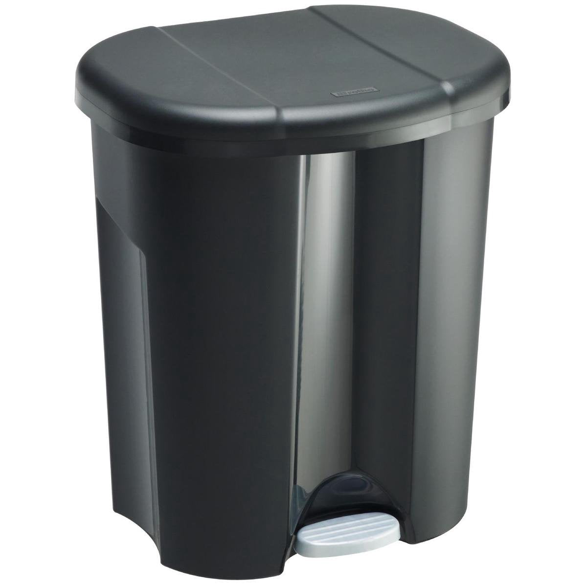 Rotho Trio Abfallbehälter 10l + 2x15l schwarz