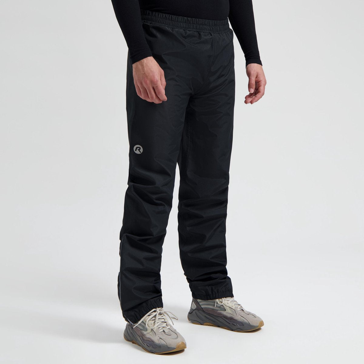 Rogelli commuter core regenbroek unisex - waterdicht - zwart - 3xl