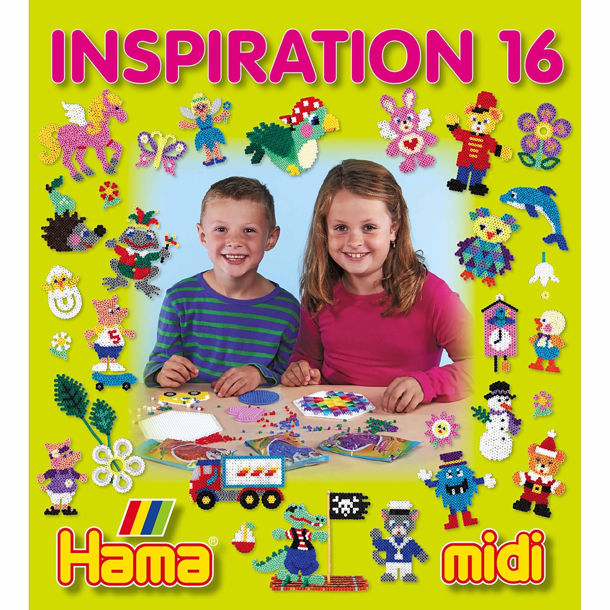 Hama String Perlen Inspiration Broschüre, Nr. 16
