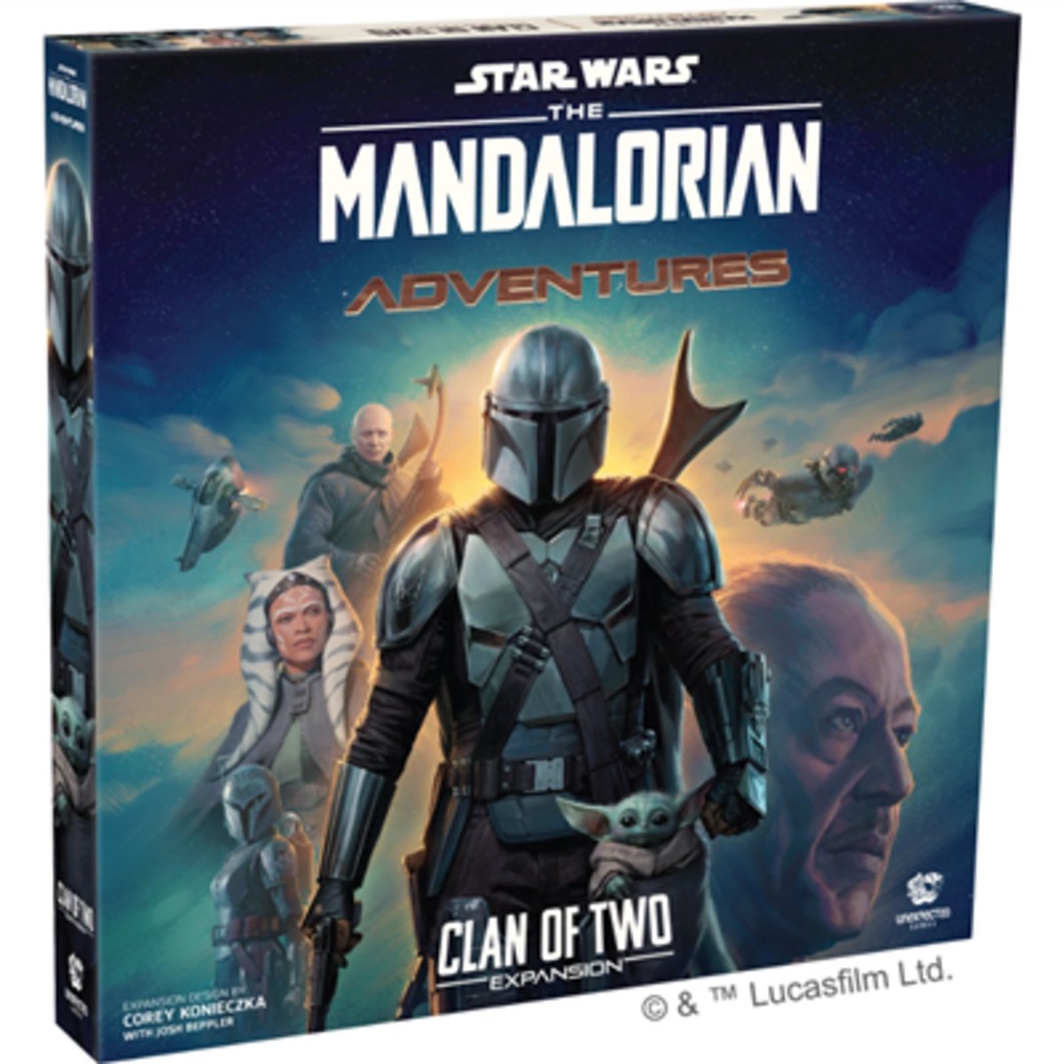 Asmodee Star Wars Brettspiel Mandalorian Adventures Clan of Two Erweiterung.