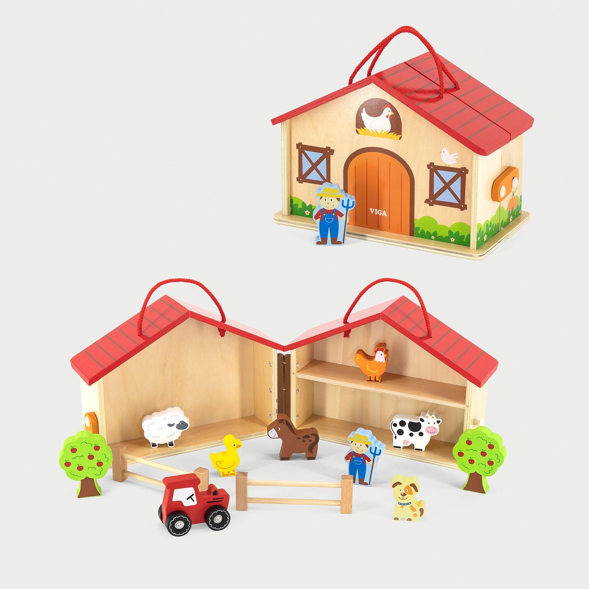 Vigatoys https: www.cchobby.nl viga-boerderijset-h-13-cm-l-23-cm-w-17-cm-1-piece