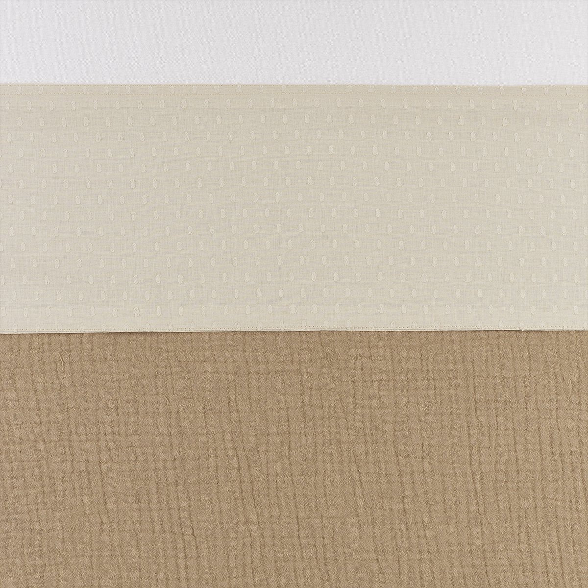 Meyco Baby Plume Bettlaken – 75 x 100 cm – weicher Sand