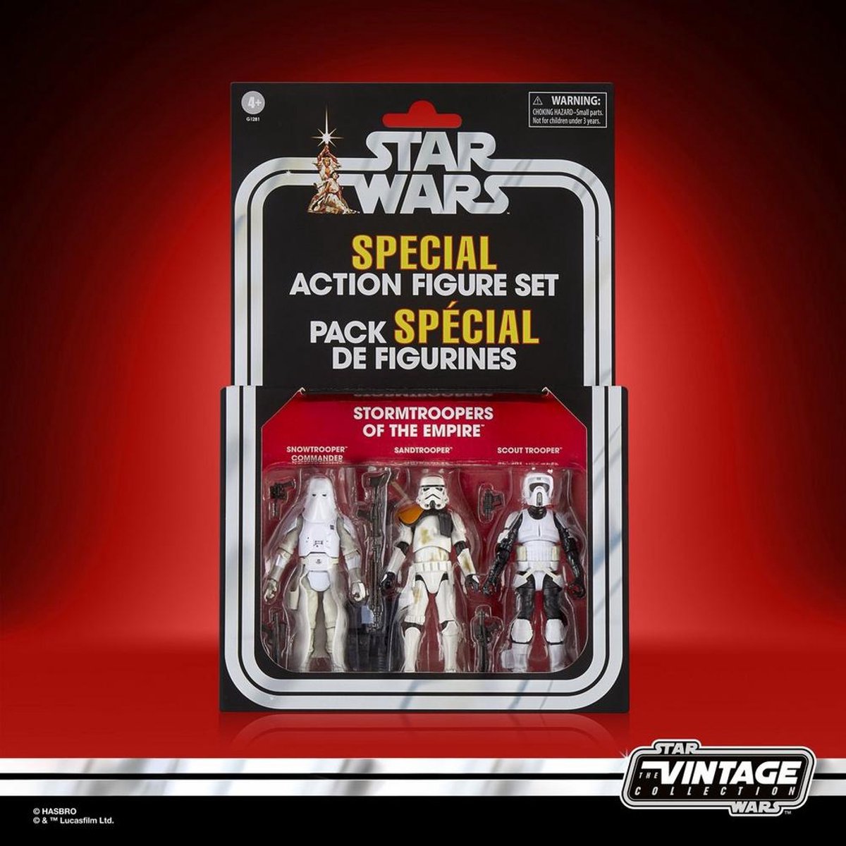Hasbro Star Wars – Sturmtruppler des Imperiums – spezielles Actionfiguren-Set aus der Vintage-Kollektion – 10 cm